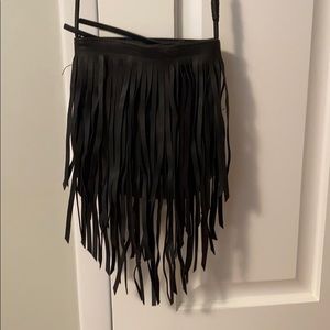 Fringe crossbody bag